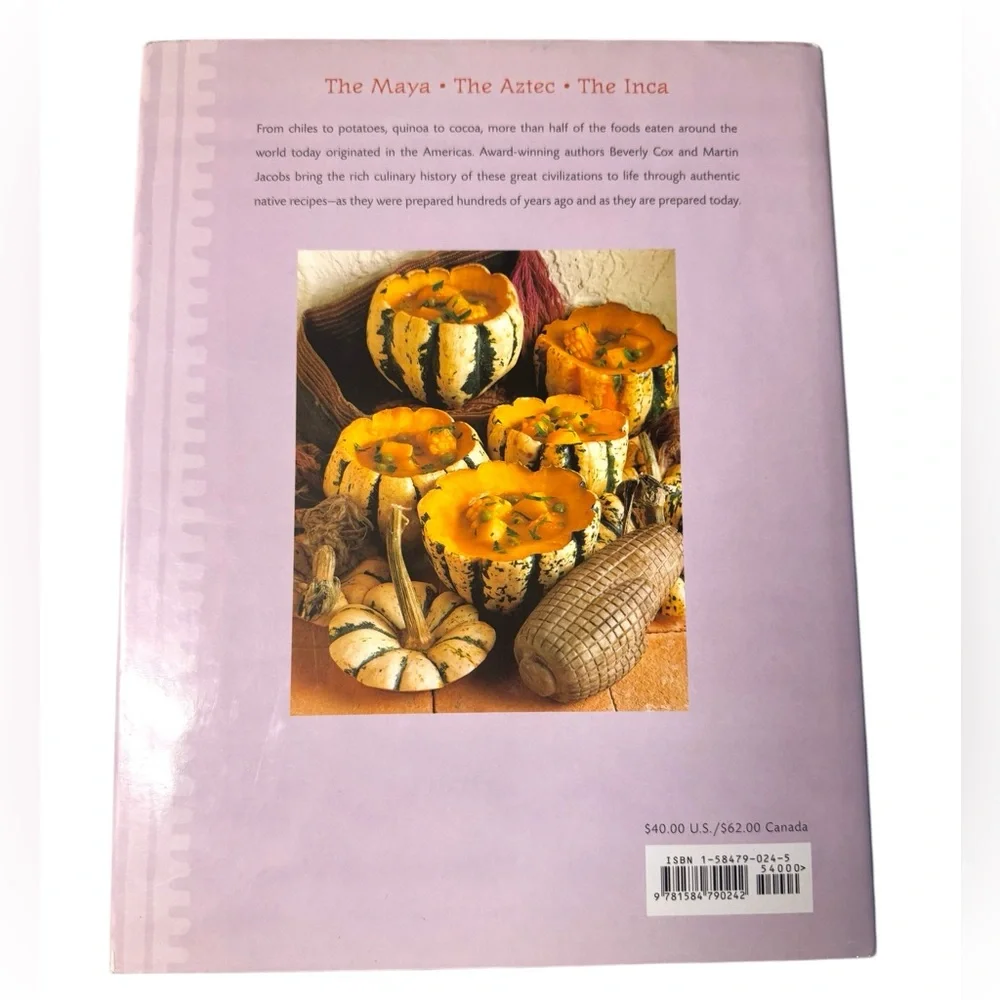 Spirit of the Earth: Native Cooking from Latin America Cookbook Bev Cox Signed